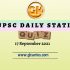 Daily Current Affairs Quiz – 17 September 2021 – Gkseries