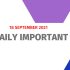 INDIRA POINT – UPSC Daily Important Topics | 17 September 2021