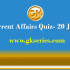 Daily Current Affairs Quiz 20 June 2021 – Gkseries