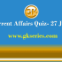 Daily Current Affairs 27 June 2021 – Gkseries