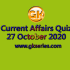 Daily Current Affairs Quiz 26 October 2020