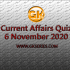 Daily Current Affairs Quiz 7 November 2020