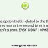 Select the option that is related to the third letter – cluster in the same way as the second letter – cluster is related to the first letter – cluster. LAMEW : HWISS:: TREQI ?
