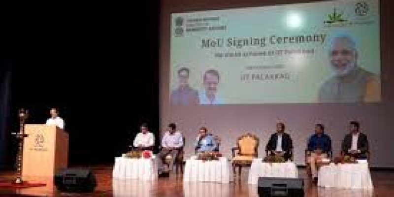 A MoU signed for Skilling Project under PM VIKAS Scheme between Ministry of Minority Affairs and IIT Palakkad