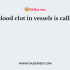 Blood cell performs an important role in blood clotting?