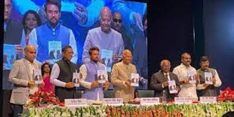 A book titled “Ambedkar and Modi” released by former President Ram Nath Kovind