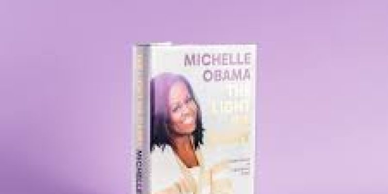 A book titled “The Light We Carry: Overcoming In Uncertain Times” by Michelle Obama
