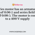 Neglecting all losses, the developed torque (T) of a DC separately excited motor, operating under constant terminal voltage, is related to its output power (P) as under