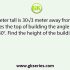 A ladder is leaning against a wall. It makes a 60° angle with the wall. If the distance between foot of ladder and wall is 5.5 meters, find the length of the ladder.