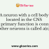 Collections of nerve cell bodies inside the PNS are called