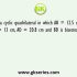 The tops of two poles of height 80 m and 45 m are connected by a rope. If the rope makes an angle with the horizontal whose tangent is 5/9