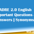 ADRE 2.0 Important Reasoning Questions & Answers