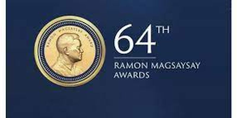 64th Ramon Magsaysay Award 2022 Announced