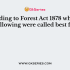 Who among the following was the first Inspector General of Forests in India?