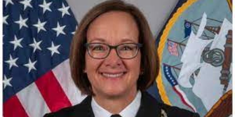 Admiral Lisa Franchetti becomes the first woman to lead the US Navy