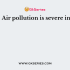 According to EPA of USA, the following is not one of the six major pollutants?