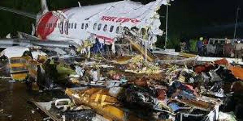 Air India plane crashes in Kerala after skidding off the runway