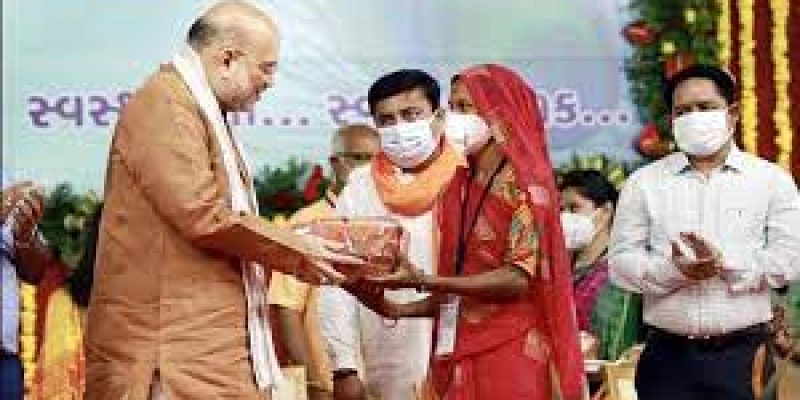 Amit Shah launched nutritious “Laddu Distribution Scheme” in Gandhinagar