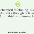 Block P of mass 2 kg slides down the surface and has a speed 20 m/s at the lowest