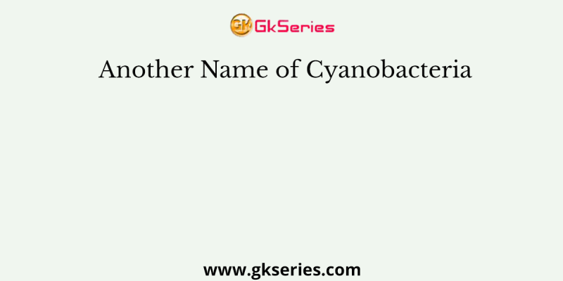 Another Name of Cyanobacteria