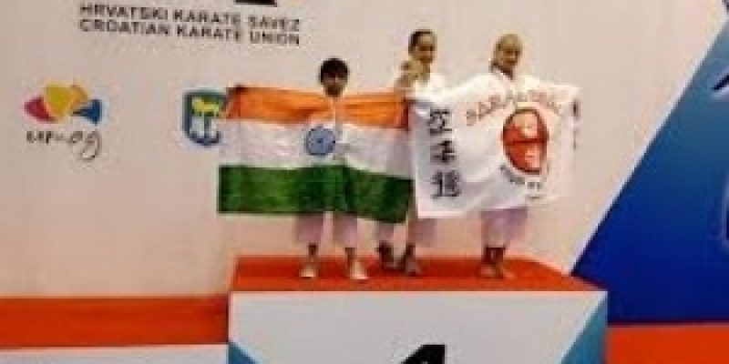 Arinjeeta Dey from Bengal wins medal for India in World Karate Championship in Croatia