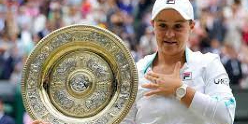 Ashleigh Barty won the Wimbledon tennis women’s singles title