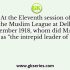 In which session the Muslim League adopted resolutions regarding the Punjab atrocities