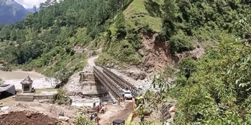 BRO constructed bailey bridge providing connectivity to 20 villages in Uttarakhand