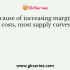 Which of the following metrics is not a constant factor while moving upwards along the supply curve?
