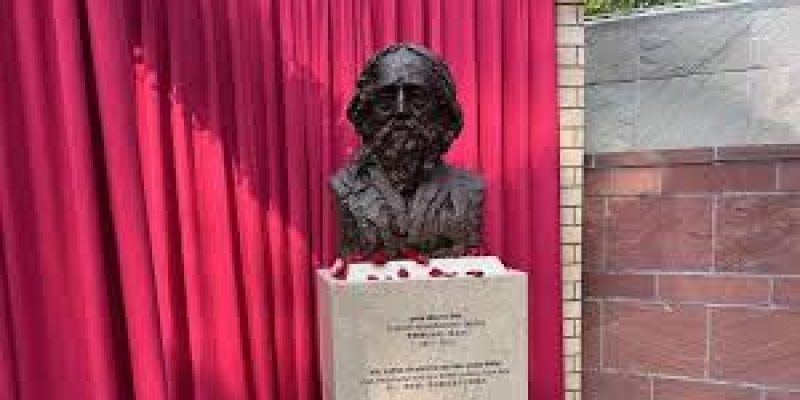 Bust of Rabindranath Tagore Unveiled at Indian Embassy in Beijing