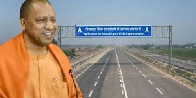 CM Yogi Inaugurates ₹7,283 Cr Gorakhpur Link Expressway in Azamgarh