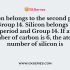 The elements A, B and C belong to groups 1, 14 and 17 respectively of the Periodic Table. Which two elements will form ionic compounds?