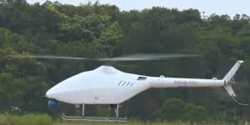 China successfully tested its first unmanned helicopter drone