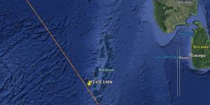 China’s Rocket Crashed near Maldives in the Indian Ocean