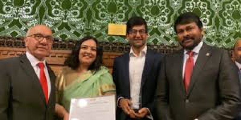 Chiranjeevi Honoured with Lifetime Achievement Award by UK Government