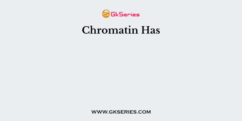 Chromatin Has