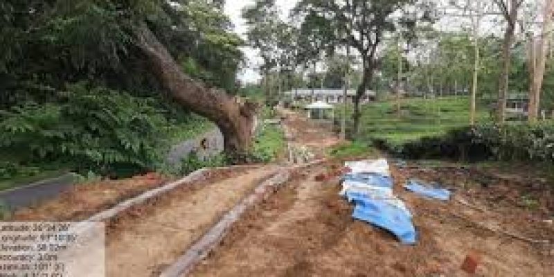 Construction activities on Kaziranga animal corridors