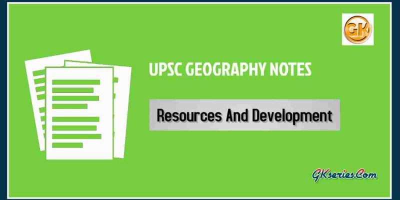 Conserving Resources : Geography