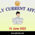 Daily Quiz on Current Affairs by Gkseries – 14 June 2022