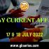 Daily Quiz on Current Affairs by Gkseries – 17 & 18 July 2022