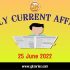 Daily Quiz on Current Affairs by Gkseries – 25 June 2022