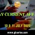 Daily Quiz on Current Affairs by Gkseries – 10 & 11 July 2022
