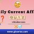 UPSC Daily Static Quiz – 1 October 2021 | Gkseries