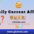 UPSC Daily Current Affairs Quiz 7 October 2021