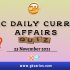 Daily Current Affairs Quiz – 23 November 2021 | Gkseries