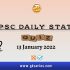 UPSC Daily Current Affairs Quiz: 13 January 2022