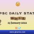 UPSC Daily Current Affairs Quiz: 23 January 2022