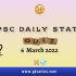UPSC Daily Current Affairs Quiz: 6 March 2022