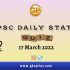 UPSC Daily Current Affairs Quiz: 17 March 2022
