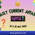Current Affairs for Competitive Exam by Gkseries – 15 & 16 MAY 2022